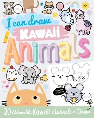 Cover for Calver Paul · I Can Draw Kawaii Animals (Paperback Book) (2023)