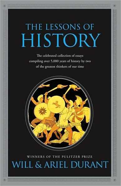 Cover for Durant · Lessons of History (Paperback Book) (2010)