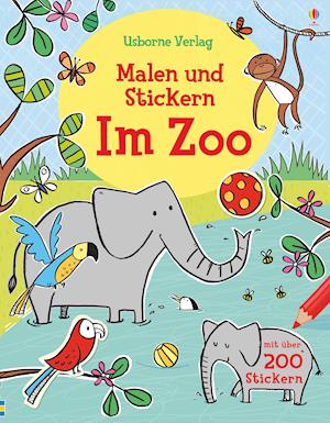 Malen und Stickern: Im Zoo (Book)