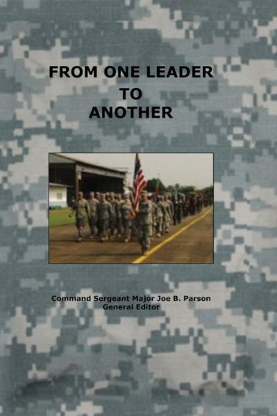 Cover for Combat Studies Institute Press · From One Leader to Another (Paperback Bog) (2013)