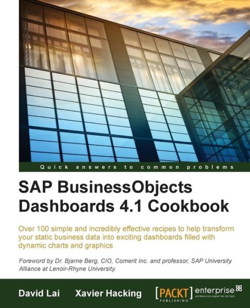 Cover for David Lai · SAP BusinessObjects Dashboards 4.1 Cookbook (Paperback Book) [Ed edition] (2015)