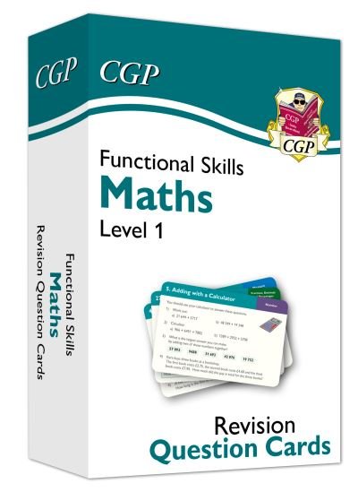 Cover for CGP Books · Functional Skills Maths Revision Question Cards - Level 1 - CGP Functional Skills (Innbunden bok) (2020)