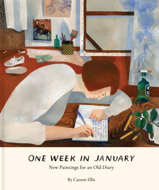 Cover for Carson Ellis · One Week in January: New Paintings for an Old Diary (Inbunden Bok) (2024)