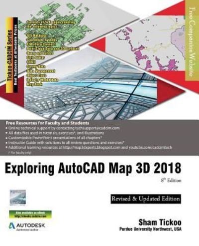 Cover for Cadcim Technologies · Exploring AutoCAD Map 3D 2018 (Paperback Book) (2017)