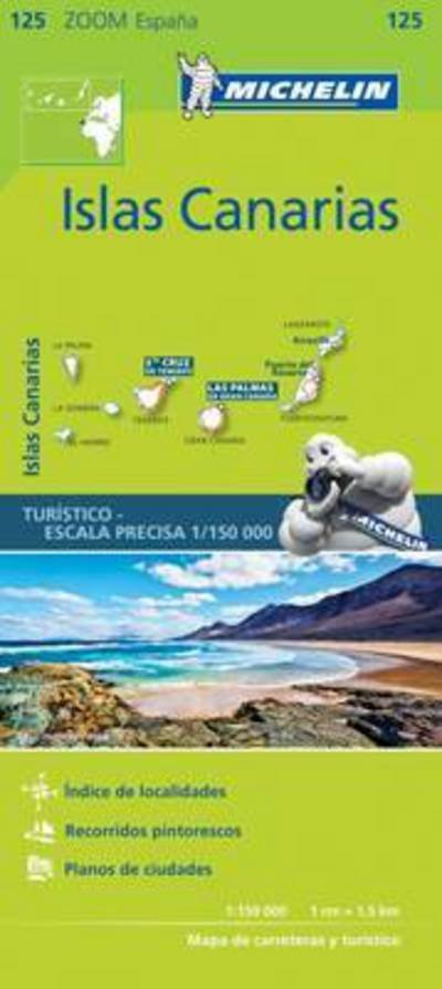 Michelin · Iles Canaries - Zoom Map 125: Map (Kort) (2017)