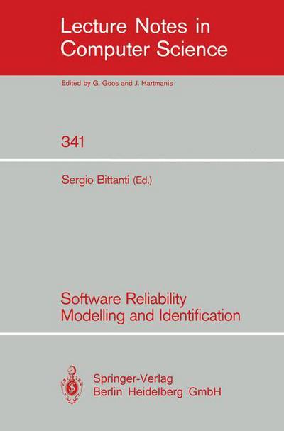 Cover for Sergio Bittanti · Software Reliability Modelling and Identification - Lecture Notes in Computer Science (Taschenbuch) (1988)