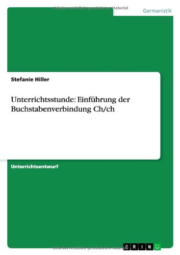 Unterrichtsstunde: Einführung de - Hiller - Books - GRIN Verlag - 9783640749959 - November 15, 2010