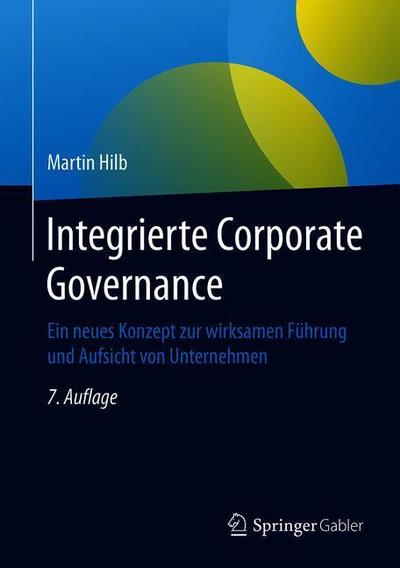 Cover for Martin Hilb · Integrierte Corporate Governance (Book) (2019)
