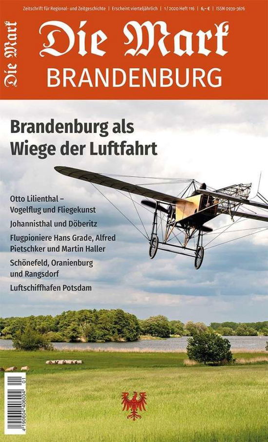 Jörg Mückler · Brandenburg als Wiege der Luftfahrt (Pamphlet) (2020)