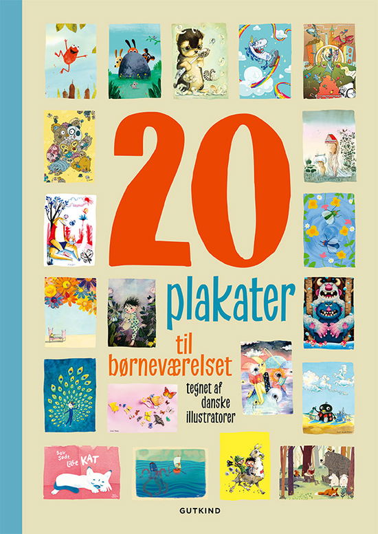 Cover for 20 plakater til børneværelset (Bound Book) [1. wydanie] (2024)