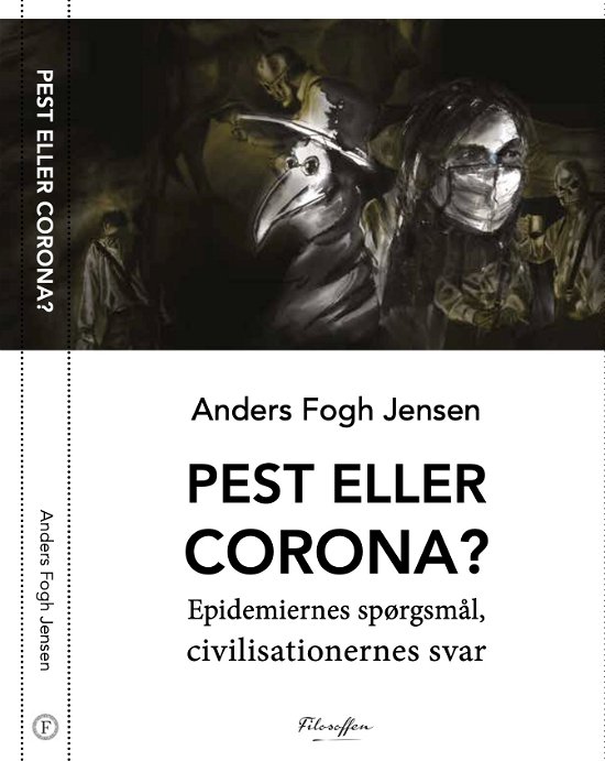 Cover for Anders Fogh Jensen · Pest eller corona? (Paperback Book) [1. Painos] (2020)