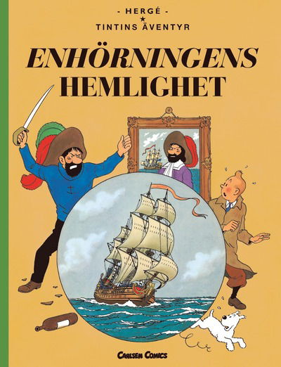 Cover for Hergé · Enhörningens hemlighet (stort format) (Hardcover Book) (2012)