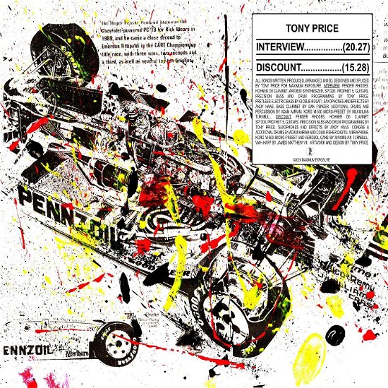 Cover for Tony Price · Interview / Discount (LP) (2024)