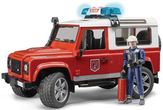 Land Rover Station Wagon Feuerwehr+L&S - Bruder - Gadżety - Bruder Spielwaren - 4001702025960 - 28 października 2015