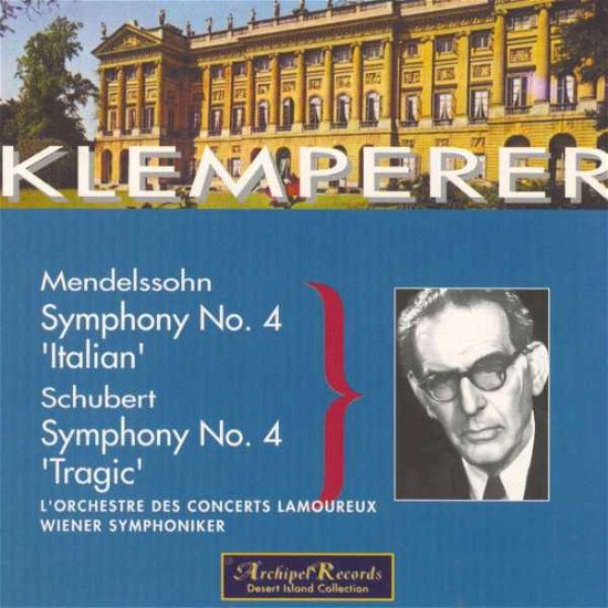 Cover for Schubert / Klemperer · Sym 4 (CD) (2012)