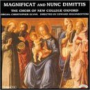 Cover for New College / Oxford Choir / Higginbottom · Magnificat And Nunc Dimittis Vol. 15 (CD) (2018)