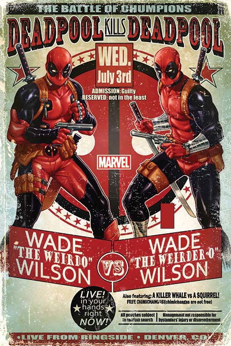 Cover for Marvel: Deadpool · Marvel Poster Set Deadpool Wade Vs Wade 61 x 91 cm (Toys) (2023)