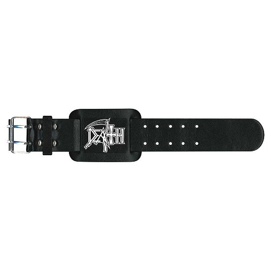 Death Leather Wrist Strap: Logo - Death - Merchandise -  - 5055339744960 - 