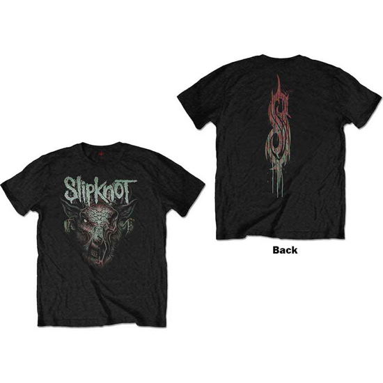 Cover for Slipknot · Slipknot Kids T-Shirt: Infected Goat (Back Print) (7-8 Years) (T-shirt) [size 7-8yrs] [Black - Kids edition]