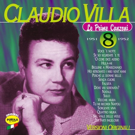 Cover for Claudio Villa · Claudio Villa Prime Canzoni 8 (CD) (2013)