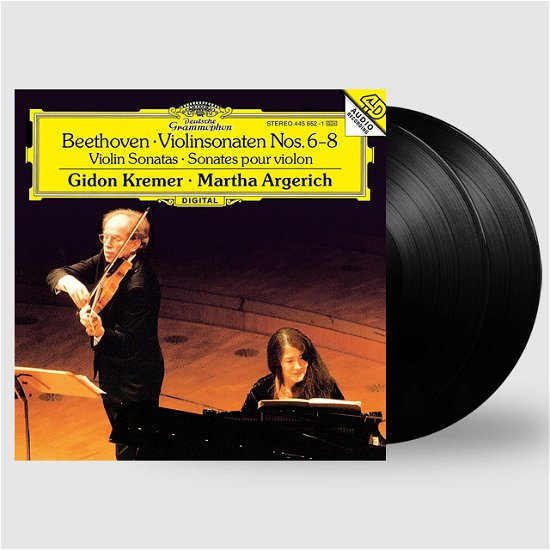 Cover for Gidon Kremer &amp; Martha Argerich · Beethoven: Violinsonaten Nos. 6-8 (VINYL) [Audiophile edition]