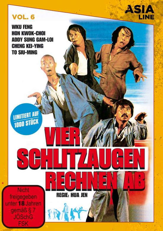 Cover for Asia Line · Vier Schlitzaugen Rechnen Ab (DVD) (2017)