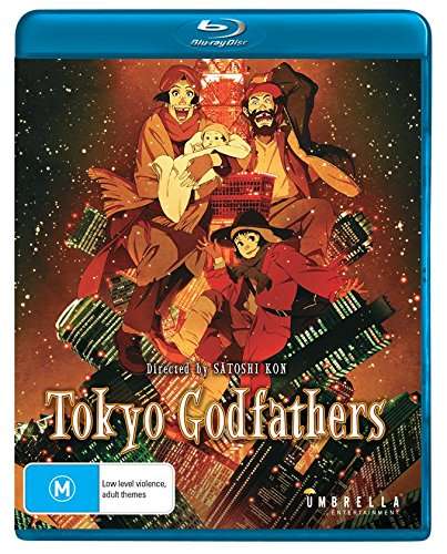 Cover for Tokyo Godfathers (Blu-ray) (2017)