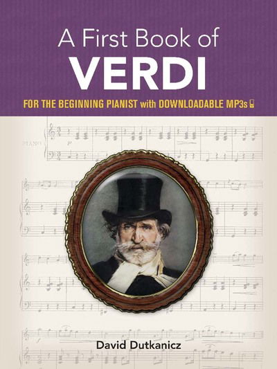 Cover for David Dutkanicz · A First Book of Verdi:: For the Beginning Pianist with Downloadable Mp3s (Paperback Book) (2020)