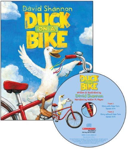 Duck on a Bike (Read Along Book & Cd) - David Shannon - Ljudbok - Scholastic Audio Books - 9780545225960 - 2011