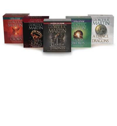 George R. R. Martin Song of Ice and Fire Audiobook Bundle: a Game of Thrones (Hbo Tie-in), a Clash of Kings (Hbo Tie-in), a Storm of Swords a Feast for Crows, and a Dance with Dragons - George R.r. Martin - Audiolivros - Random House Audio - 9780739352960 - 27 de março de 2012