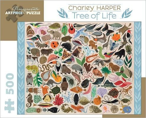 Pomegranate · Charley Harper Tree of Life 500-Piece Jigsaw Puzzle (MERCH) (2013)