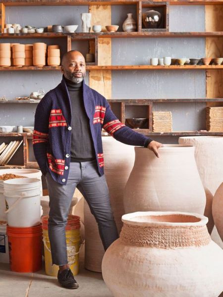 Cover for Theaster Gates: A Clay Sermon (Hardcover Book) (2022)