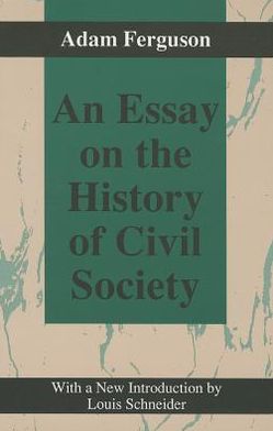 Cover for Adam Ferguson · An Essay on the History of Civil Society (Paperback Book) (1980)