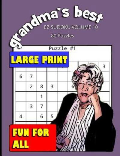 Cover for Erika Simmons · Grandma's Best EZ Sudoku (Paperback Book) (2019)