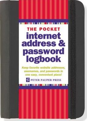 Cover for Peter Pauper Press · Pocket-sized Internet Address &amp; Password Logbook (Gebundenes Buch) [Ntb Spi edition] (2014)
