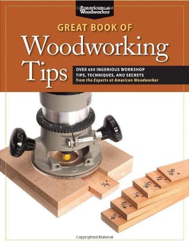 Cover for Randy Johnson · Great Book of Woodworking Tips: Over 650 Ingenious Workshop Tips, Techniques, and Secrets from the Experts at American Woodworker (Taschenbuch) (2012)