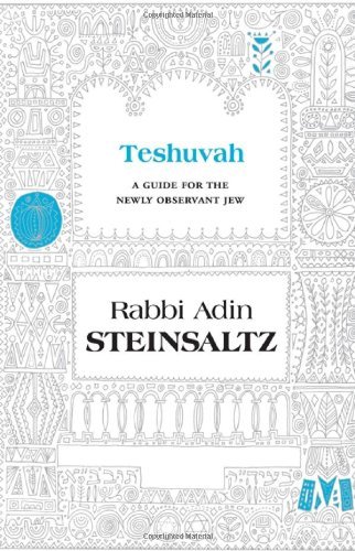 Cover for Adin Steinsaltz · Teshuva: a Guide for the Newly Observant Jew (Hardcover Book) (2010)