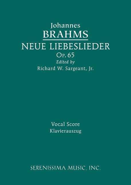 Cover for Johannes Brahms · Neue Liebeslieder, Op.65: Vocal Score (Paperback Book) (2016)