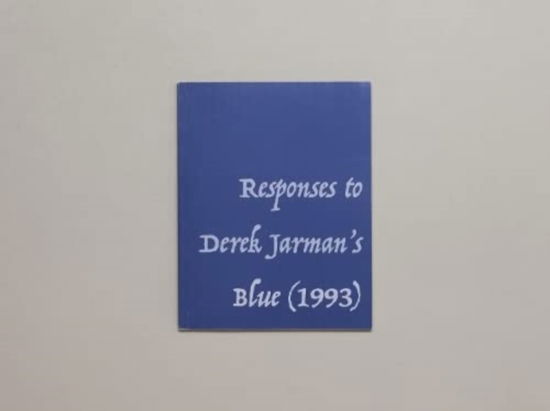 Cover for Responses to Derek Jarman's Blue (Paperback Book) (2022)