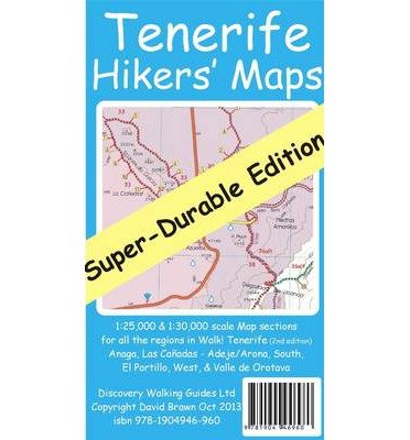 Cover for David Brawn · Tenerife Hikers' Super-durable Maps (Hardcover Book) [2 Rev edition] (2013)