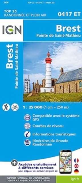 Cover for Brest / Pointe St-Mathieu - TOP 25 (Map) (2023)