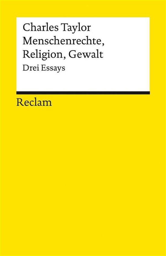 Cover for Charles Taylor · Menschenrechte, Religion, Gewalt (Paperback Bog) (2021)