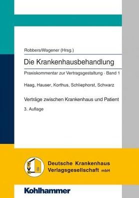 Cover for Haag · Verträge zwischen Krankenhaus und (Book) (2017)