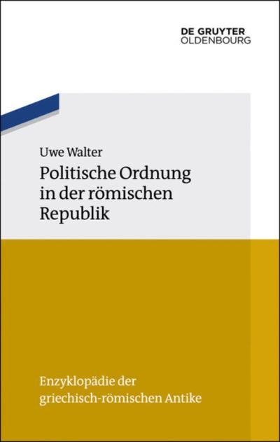 Cover for Walter · Politische Organisation im repub (Buch) (2017)