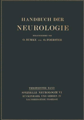 Cover for Gustav Bodechtel · Raumbeengende Prozesse - Handbuch Der Neurologie (Paperback Book) [Softcover Reprint of the Original 1st 1936 edition] (1936)