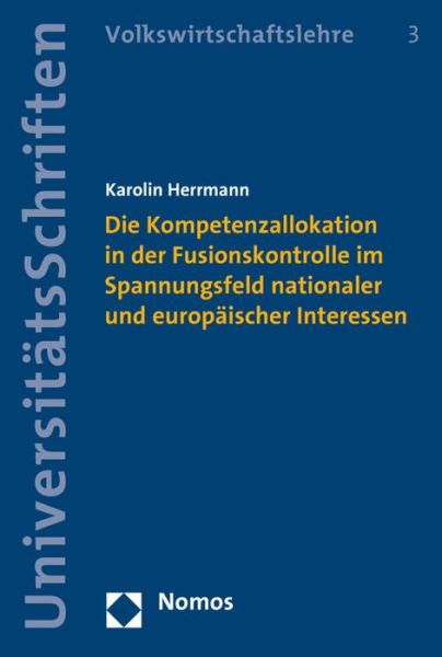 Cover for Herrmann · Die Kompetenzallokation in der (Bok) (2015)