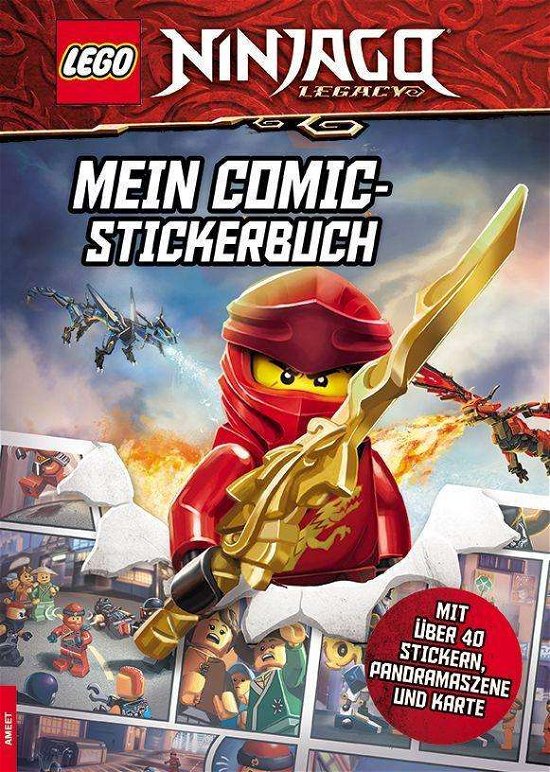 Cover for AMEET Verlag · LEGO® NINJAGO® - Mein Comic-Stickerbuch (Paperback Book) (2021)