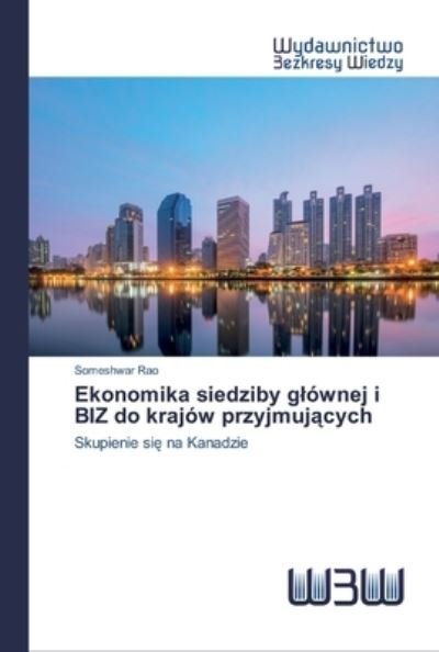 Ekonomika siedziby glównej i BIZ do - Rao - Books -  - 9786200810960 - May 29, 2020