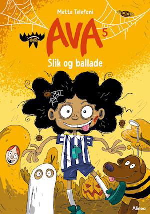 Cover for Mette Telefoni · Ava-serien: Ava 5 - Slik og ballade, Blå Læseklub (Innbunden bok) [1. utgave] (2023)