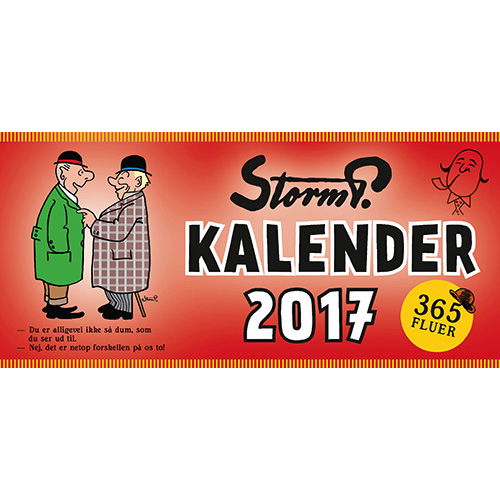 Storm P.: Storm P. kalender 2017 - 366 fluer - Storm P. - Książki - Forlaget Alvilda - 9788771653960 - 7 października 2016